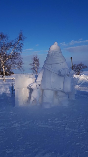 Snow Sculpture Front